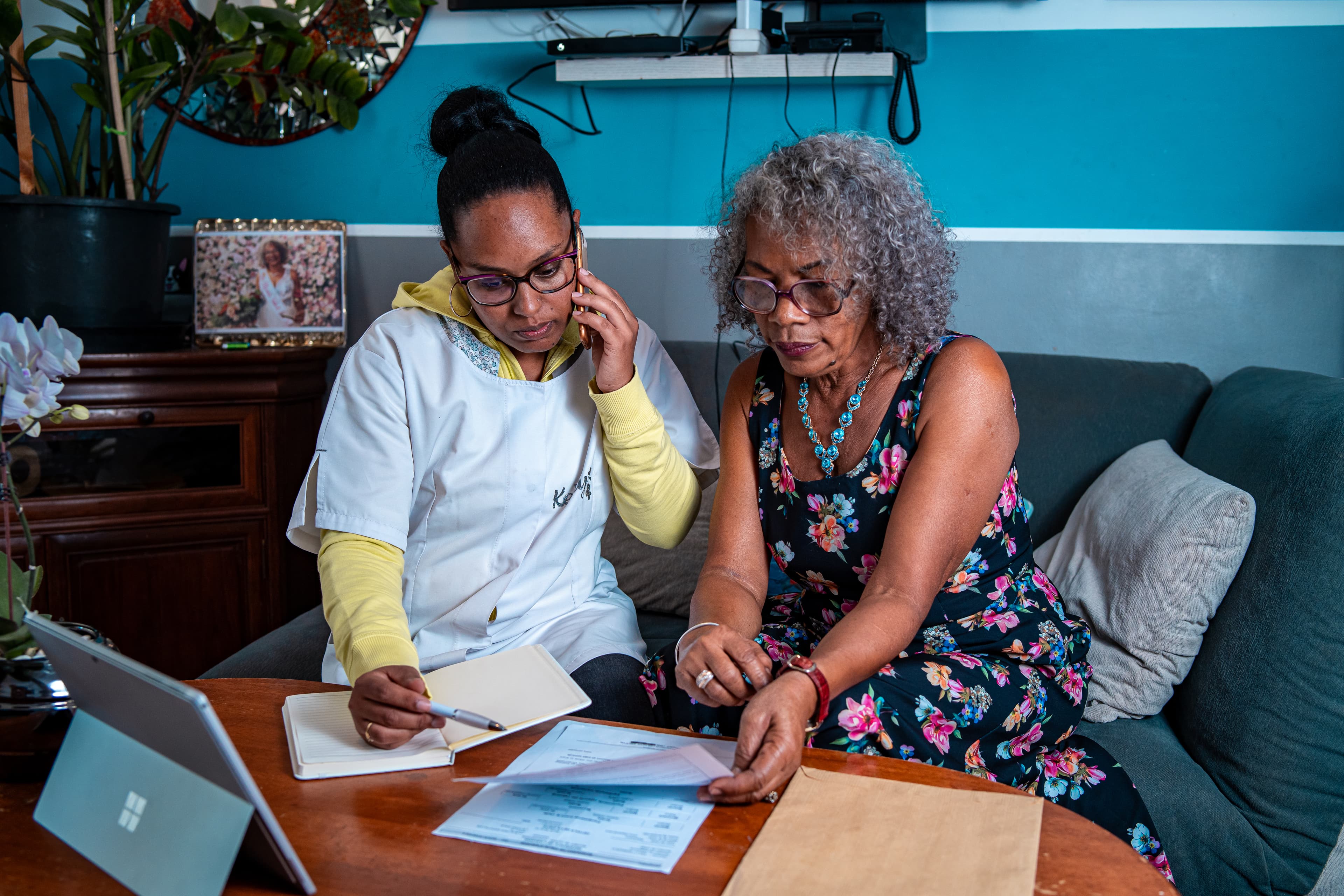 Aide à domicile avec bénéficiaire